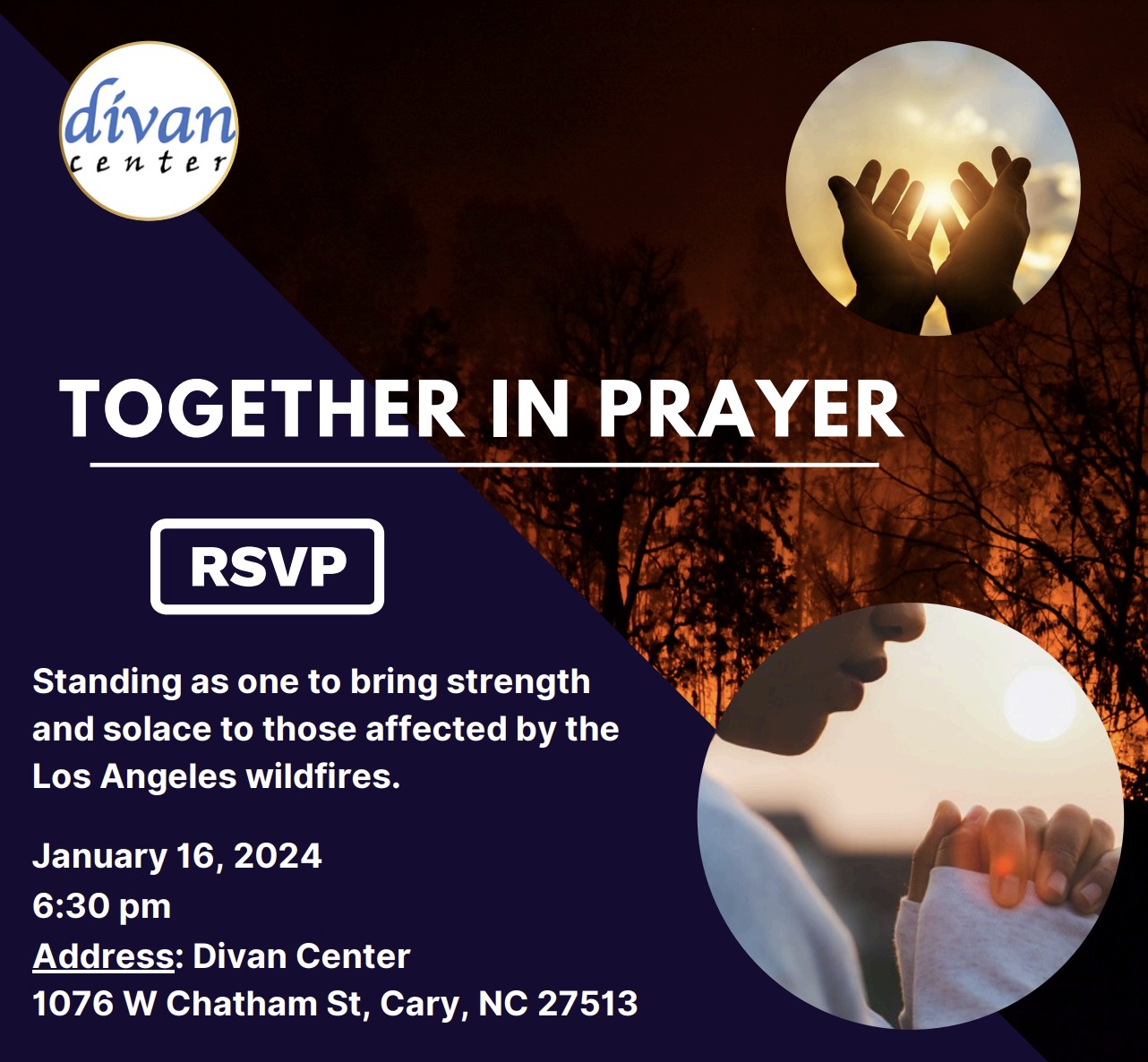 Interfaith Prayer Service for the victims of the Los Angeles Wildfires